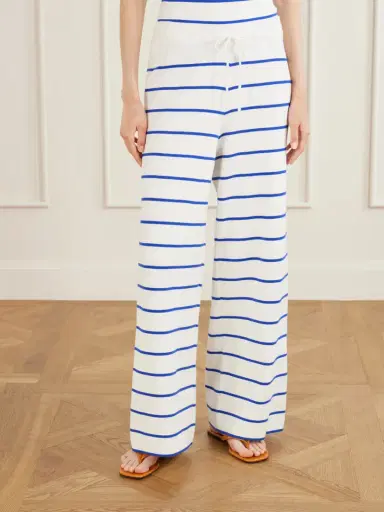 La Ligne Striped Cotton Wide-leg Pants | Thumbnail 3 La Ligne Striped Cotton Wide-leg Pants | Thumbnail 3