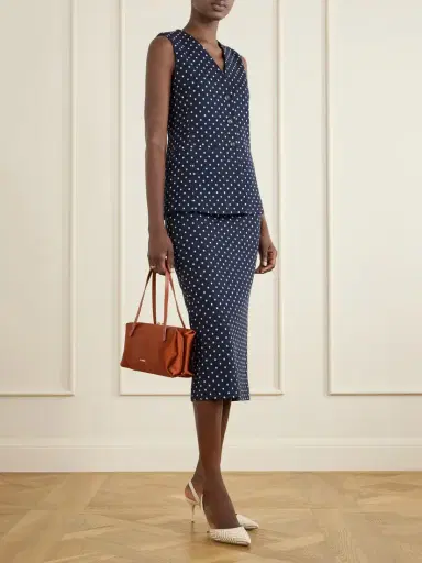 Max Mara Polka-dot Woven Waistcoat | Thumbnail 2 Max Mara Polka-dot Woven Waistcoat | Thumbnail 2