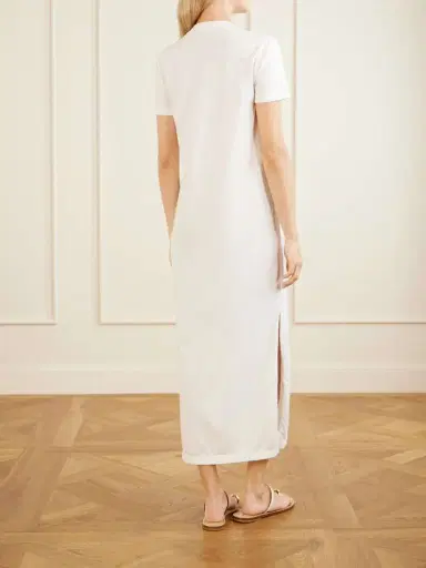 James Perse Cotton-blend Jersey Maxi Dress | Thumbnail 3 James Perse Cotton-blend Jersey Maxi Dress | Thumbnail 3