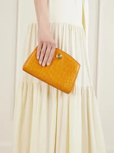 Liffner Pushlock Croc-effect Leather Clutch | Thumbnail 3 Liffner Pushlock Croc-effect Leather Clutch | Thumbnail 3