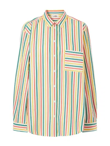 Lido Striped Cotton-poplin Shirt | Thumbnail 1 Lido Striped Cotton-poplin Shirt | Thumbnail 1