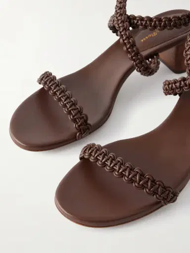 Gianvito Rossi 45 Braided Leather Sandals | Thumbnail 5 Gianvito Rossi 45 Braided Leather Sandals | Thumbnail 5