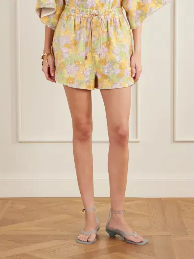 Chloé Floral-print Cotton-terry Shorts | Thumbnail 3 Chloé Floral-print Cotton-terry Shorts | Thumbnail 3