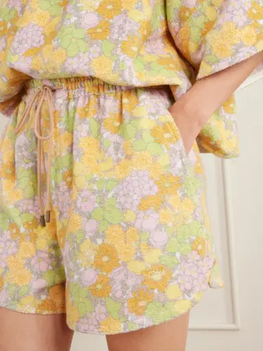 Chloé Floral-print Cotton-terry Shorts | Thumbnail 5 Chloé Floral-print Cotton-terry Shorts | Thumbnail 5