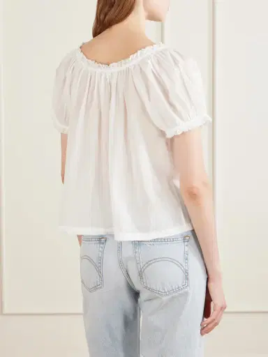 DÔEN Frederica Organic Cotton-voile Blouse | Thumbnail 3 DÔEN Frederica Organic Cotton-voile Blouse | Thumbnail 3