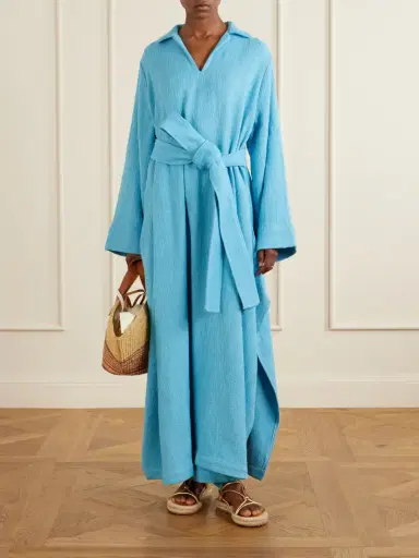 Marrakshi Life Belted Cotton Coverup | Thumbnail 2 Marrakshi Life Belted Cotton Coverup | Thumbnail 2