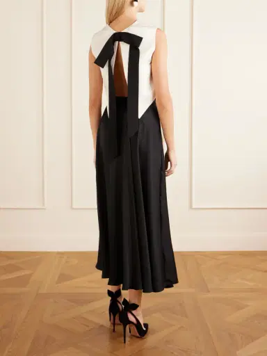Lanvin Bow-detailed Cropped Silk-cady Top | Thumbnail 3 Lanvin Bow-detailed Cropped Silk-cady Top | Thumbnail 3