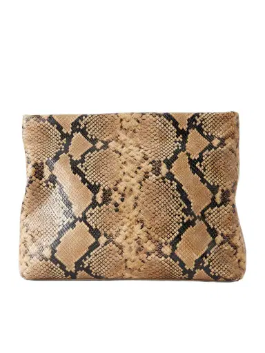 Nili Lotan Jerry Snake-effect Leather Clutch | Thumbnail 1 Nili Lotan Jerry Snake-effect Leather Clutch | Thumbnail 1