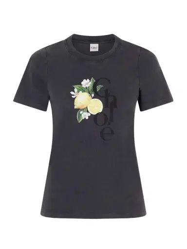 Chloé Printed Cotton-jersey T-shirt | Thumbnail 1 Chloé Printed Cotton-jersey T-shirt | Thumbnail 1
