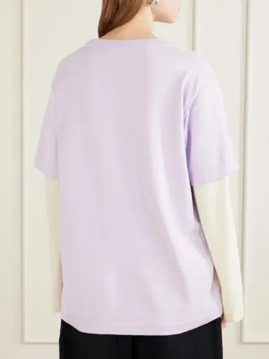 Daughter T-knit Ribbed-knit Cotton T-shirt | Thumbnail 4 Daughter T-knit Ribbed-knit Cotton T-shirt | Thumbnail 4