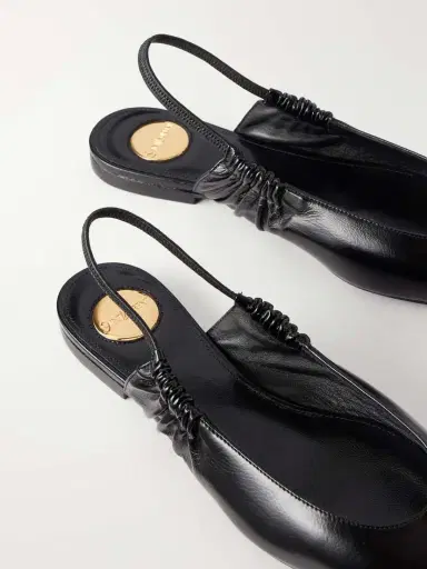 Saint Laurent Anne-marie Ruched Leather Pumps | Thumbnail 5 Saint Laurent Anne-marie Ruched Leather Pumps | Thumbnail 5