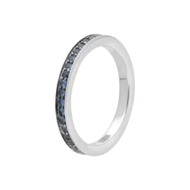 NANIS Nanis 18K White Gold Blue Sapphire Ring Sz. 6 AS6-507 - by The Solist | Thumbnail 1 NANIS Nanis 18K White Gold Blue Sapphire Ring Sz. 6 AS6-507 - by The Solist | Thumbnail 1