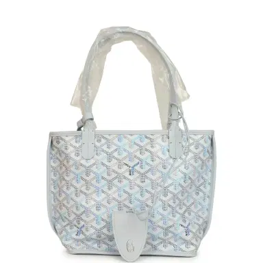 goyard Goyard Goyardine Anjou Polar Blue Mini Bag Palladium Hardware | Thumbnail 1 goyard Goyard Goyardine Anjou Polar Blue Mini Bag Palladium Hardware | Thumbnail 1