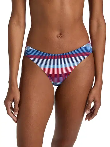 Solid & Striped Women's The Eva Multi-Stripe Bikini Bottom - Size XS | Thumbnail 3 Solid & Striped Women's The Eva Multi-Stripe Bikini Bottom - Size XS | Thumbnail 3