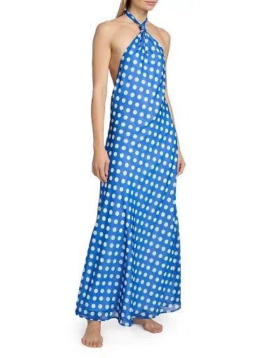 Solid & Striped Women's The Brisa Reversiable Cover-Up Maxi Dress - Blue Stripe - Size XS | Thumbnail 6 Solid & Striped Women's The Brisa Reversiable Cover-Up Maxi Dress - Blue Stripe - Size XS | Thumbnail 6