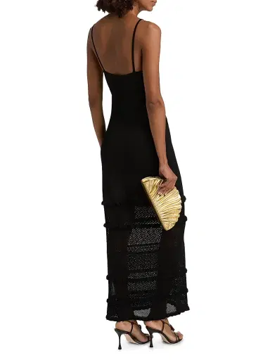 Solid & Striped Women's The Gabrielle Knit Maxi Dress - Noir | Thumbnail 5 Solid & Striped Women's The Gabrielle Knit Maxi Dress - Noir | Thumbnail 5