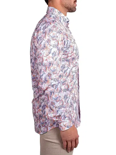 Maceoo Men's Fibonacci Stretch Ascension Shirt - White | Thumbnail 4 Maceoo Men's Fibonacci Stretch Ascension Shirt - White | Thumbnail 4