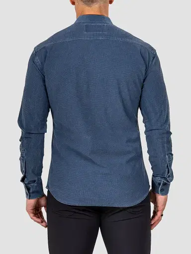Maceoo Men's Einstein Marthyr Shirt - Blue | Thumbnail 5 Maceoo Men's Einstein Marthyr Shirt - Blue | Thumbnail 5