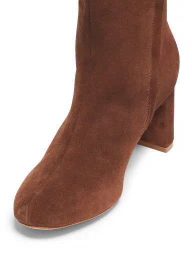 Cinq à Sept Women's Dani 70MM Suede Boots - Dark Sepia | Thumbnail 2 Cinq à Sept Women's Dani 70MM Suede Boots - Dark Sepia | Thumbnail 2