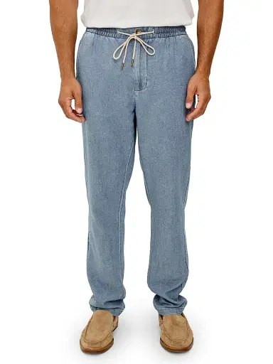 RAILS Men's Callum Drawstring Pants - Medium Wash Indigo - Size XXL | Thumbnail 3 RAILS Men's Callum Drawstring Pants - Medium Wash Indigo - Size XXL | Thumbnail 3