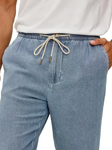 RAILS Men's Callum Drawstring Pants - Medium Wash Indigo - Size XXL | Thumbnail 5 RAILS Men's Callum Drawstring Pants - Medium Wash Indigo - Size XXL | Thumbnail 5