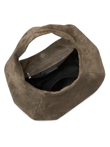 Stuart Weitzman Women's The Moda Hobo Bag - Charcoal | Thumbnail 2 Stuart Weitzman Women's The Moda Hobo Bag - Charcoal | Thumbnail 2