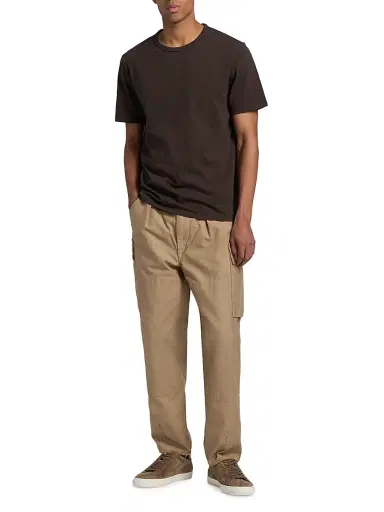 Vince Men's Garment-Dyed Crewneck T-Shirt - Washed Midland - Size XXL | Thumbnail 2 Vince Men's Garment-Dyed Crewneck T-Shirt - Washed Midland - Size XXL | Thumbnail 2