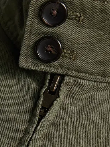Vince Men's Cotton-Linen Bomber Jacket - Coulter Green | Thumbnail 7 Vince Men's Cotton-Linen Bomber Jacket - Coulter Green | Thumbnail 7