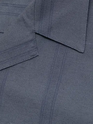 Vince Men's Cove Striped Cotton-Hemp Camp Shirt - Neue Blue - Size XXL | Thumbnail 7 Vince Men's Cove Striped Cotton-Hemp Camp Shirt - Neue Blue - Size XXL | Thumbnail 7