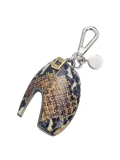 McQueen Women's Armadillo Python Bag Charm - Mix Color | Thumbnail 1 McQueen Women's Armadillo Python Bag Charm - Mix Color | Thumbnail 1