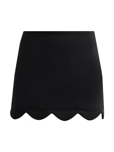 Marc Jacobs Women's Scallop Daisy Wool-Blend Mini Skirt - Black - Size XS | Thumbnail 1 Marc Jacobs Women's Scallop Daisy Wool-Blend Mini Skirt - Black - Size XS | Thumbnail 1