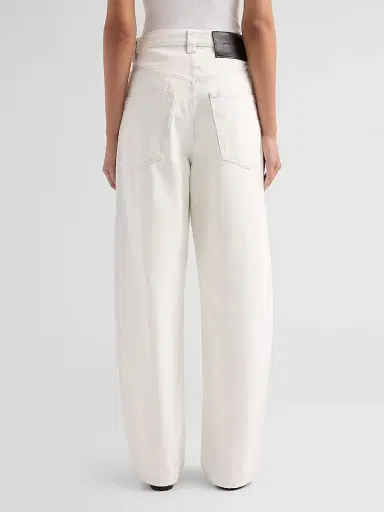 Marc Jacobs Women's Bow Bleached Denim High-Rise Jeans | Thumbnail 3 Marc Jacobs Women's Bow Bleached Denim High-Rise Jeans | Thumbnail 3