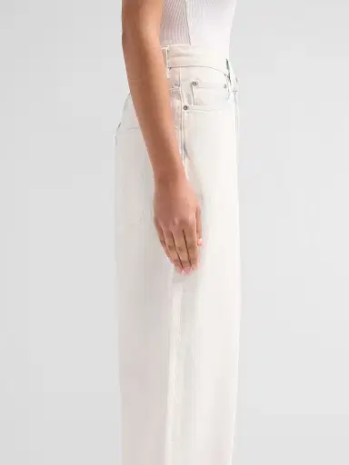 Marc Jacobs Women's Bow Bleached Denim High-Rise Jeans | Thumbnail 5 Marc Jacobs Women's Bow Bleached Denim High-Rise Jeans | Thumbnail 5