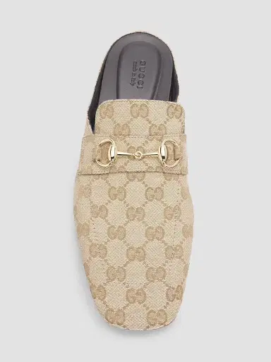 Gucci Women's Ragazzo GG Canvas Mules - Vintage Sand - Size 11.5 | Thumbnail 6 Gucci Women's Ragazzo GG Canvas Mules - Vintage Sand - Size 11.5 | Thumbnail 6