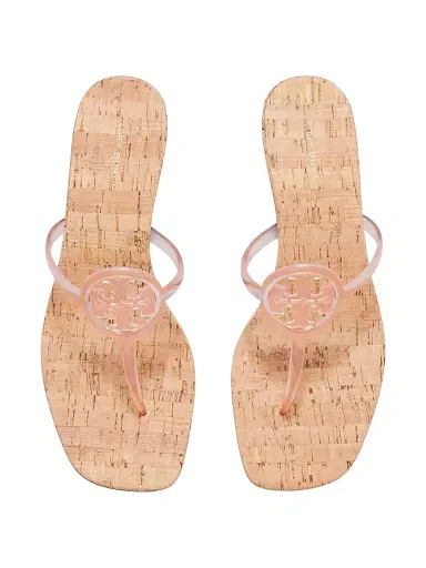 Tory Burch Women's Miller 50MM Jelly Sandals - Pink Quartz | Thumbnail 3 Tory Burch Women's Miller 50MM Jelly Sandals - Pink Quartz | Thumbnail 3