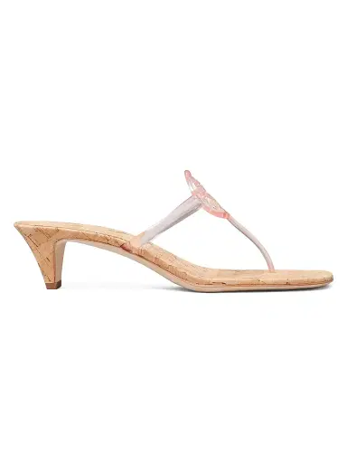 Tory Burch Women's Miller 50MM Jelly Sandals - Pink Quartz | Thumbnail 1 Tory Burch Women's Miller 50MM Jelly Sandals - Pink Quartz | Thumbnail 1
