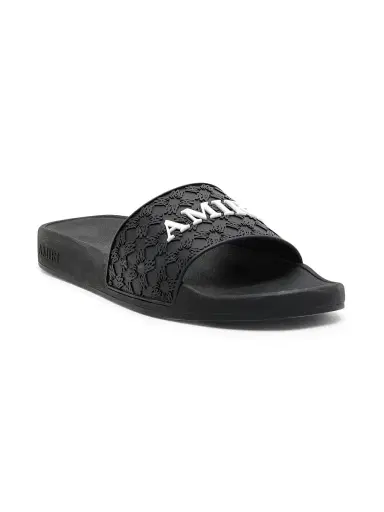 AMIRI Men's Ma Quad Logo Slide Sandals | Thumbnail 2 AMIRI Men's Ma Quad Logo Slide Sandals | Thumbnail 2