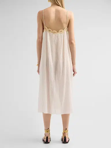 Ulla Johnson Women's Zadie Cotton Cover-Up Dress - Creme - Size XL | Thumbnail 3 Ulla Johnson Women's Zadie Cotton Cover-Up Dress - Creme - Size XL | Thumbnail 3