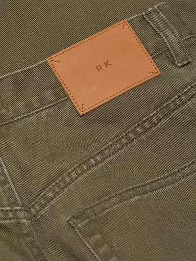 Ronny Kobo Women's Ninon Barrel-Leg Jeans - Olive | Thumbnail 7 Ronny Kobo Women's Ninon Barrel-Leg Jeans - Olive | Thumbnail 7