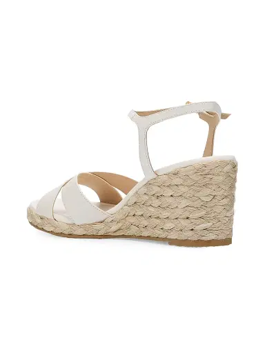 Stuart Weitzman Women's Dayna Leather Espadrille Sandals | Thumbnail 4 Stuart Weitzman Women's Dayna Leather Espadrille Sandals | Thumbnail 4