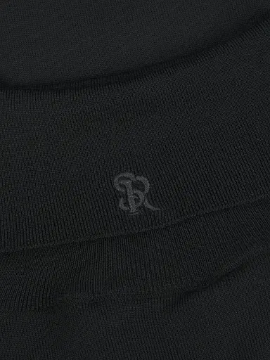 Stefano Ricci Men's Wool Turtleneck Sweater - Black | Thumbnail 6 Stefano Ricci Men's Wool Turtleneck Sweater - Black | Thumbnail 6