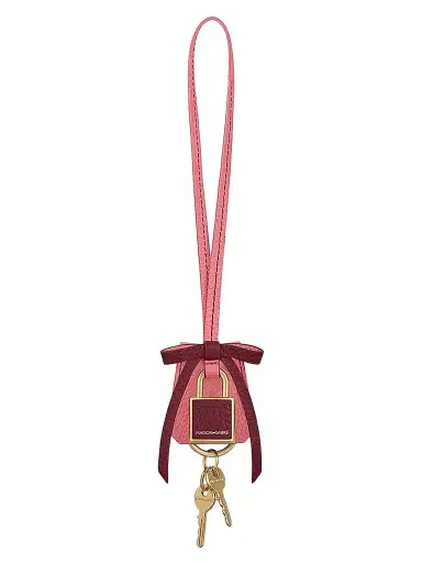 MAISON de SABRÉ Women's The Bow Padlock Charm - Candy Plum | Thumbnail 1 MAISON de SABRÉ Women's The Bow Padlock Charm - Candy Plum | Thumbnail 1