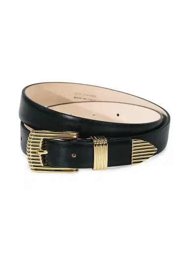 Déhanche Women's Rosen Ridged Leather Belt | Thumbnail 1 Déhanche Women's Rosen Ridged Leather Belt | Thumbnail 1