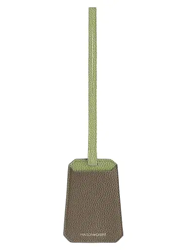 MAISON de SABRÉ Leather Luggage Tag - Cashmere Matcha | Thumbnail 1 MAISON de SABRÉ Leather Luggage Tag - Cashmere Matcha | Thumbnail 1