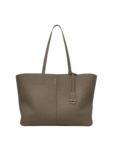 MAISON de SABRÉ Women's Leather Zipped Soft Tote Bag - Cashmere Clay | Thumbnail 1 MAISON de SABRÉ Women's Leather Zipped Soft Tote Bag - Cashmere Clay | Thumbnail 1