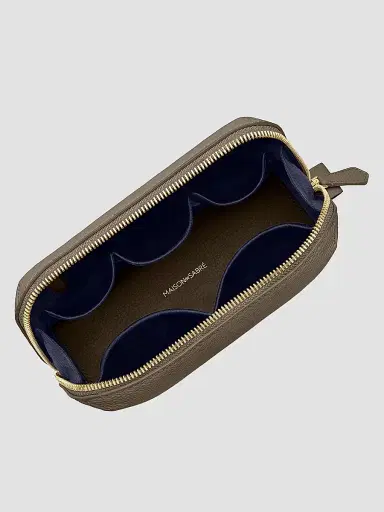 MAISON de SABRÉ Leather Tech Pouch - Cashmere Clay | Thumbnail 3 MAISON de SABRÉ Leather Tech Pouch - Cashmere Clay | Thumbnail 3