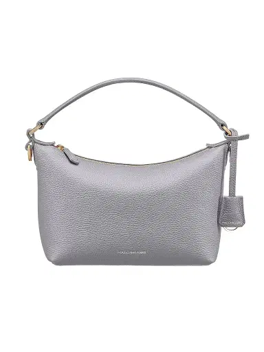 MAISON de SABRÉ Women's Leather Soft Hobo Bag - Dove Grey | Thumbnail 1 MAISON de SABRÉ Women's Leather Soft Hobo Bag - Dove Grey | Thumbnail 1