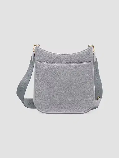 MAISON de SABRÉ Women's Leather Saddle Bag - Dove Grey | Thumbnail 3 MAISON de SABRÉ Women's Leather Saddle Bag - Dove Grey | Thumbnail 3