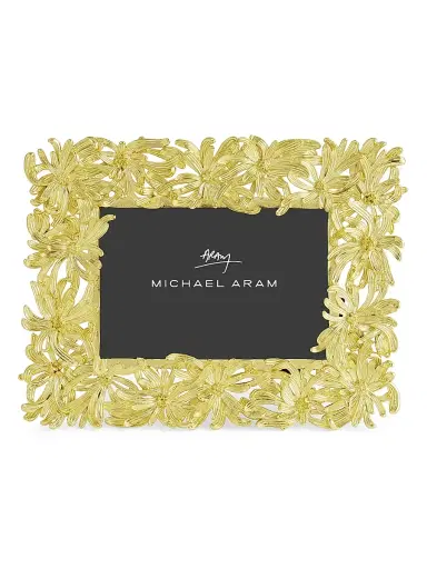 Michael Aram Dahlia 4'' x 6'' Frame | Thumbnail 2 Michael Aram Dahlia 4'' x 6'' Frame | Thumbnail 2