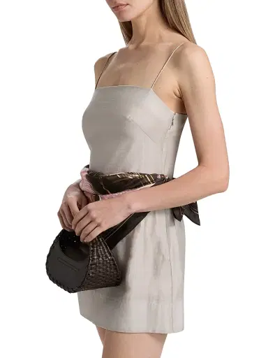 Amur Women's Ashtin Scarf Wrap Minidress - Gaudis Garden - Size 14 | Thumbnail 4 Amur Women's Ashtin Scarf Wrap Minidress - Gaudis Garden - Size 14 | Thumbnail 4